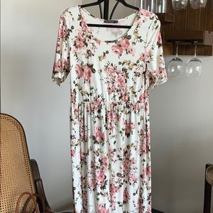Floral Spring Maxi Dress